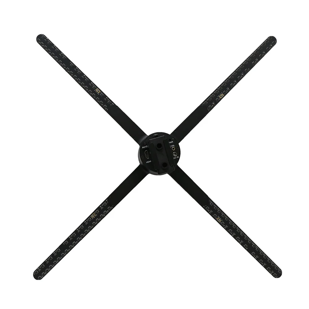 65cm HDMI-Synchronization Interactive PC Equipment 3D Holographic Projector with Fan Indoor Education Application OEM Supplier