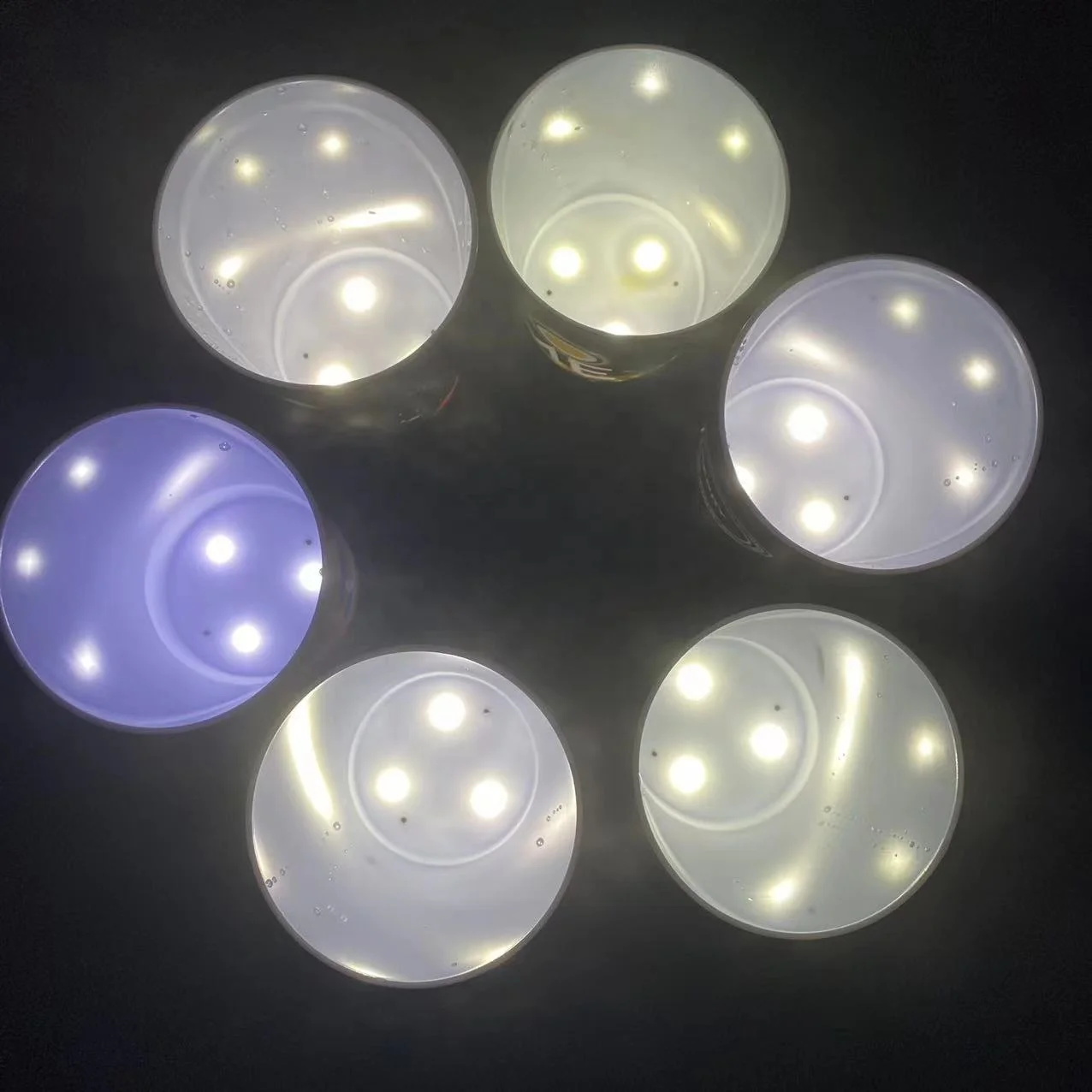 Custom Bar Accessories Party Supplies Led Flashing Cup Light Up Glowing Led Plastic Cup