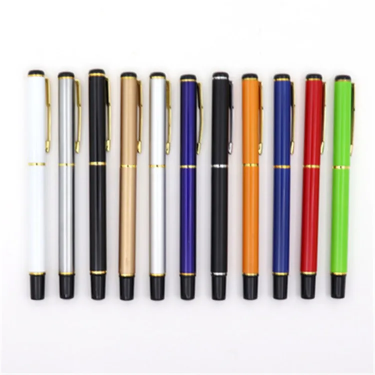 Promotion stationery custom logo multicolor ball pen advertising metal ballpoint pen personalized pens WM469