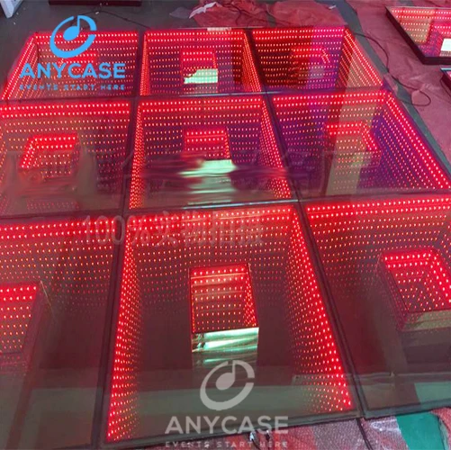 2019 new luminous CE disco club 3D optical illusions led mirror led dance floor