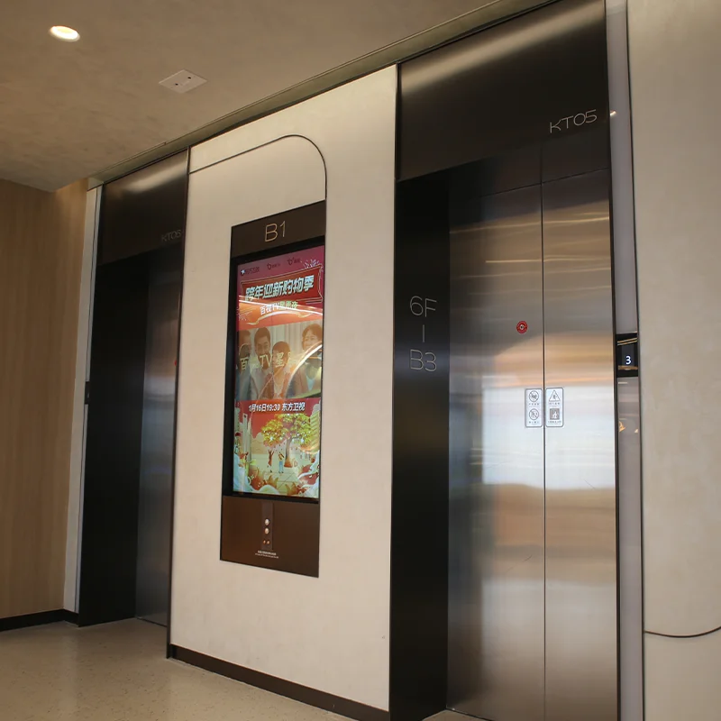 First Class upright electronic screens directory signs Indoor LCD lightbox