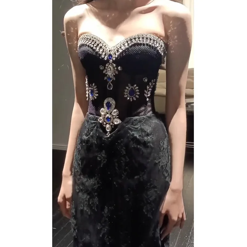 Sequin Evening Banquet Party Women Formal Dresses Party Sexy Women Long Sleeve Maxi Wedding Bodycon Dresses