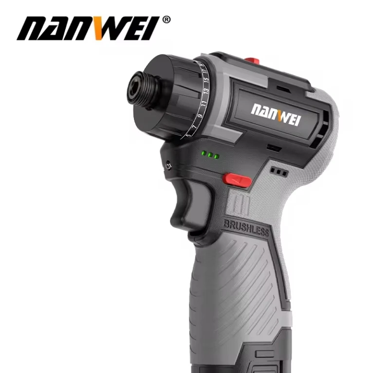 NANWEI Factory screwdriver 16.8V portable electric cordless screwdriver  Lithium Battery