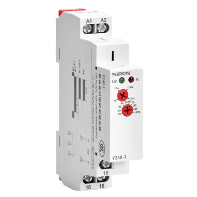 Automatic machinery application multi-function led indicate 12v 240v delay time relay module