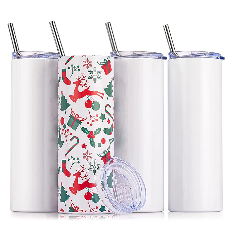SAVY Jenny Chen sublimation blanks 20 Oz 30 OZ Double Walled Vacuum Insulated Blank Sublimation Skinny Tumblers