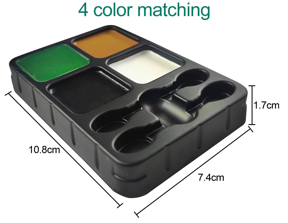 KHY 2023 Russia Hot Sale 4 Color Makeup Camouflage Face Paint Kit