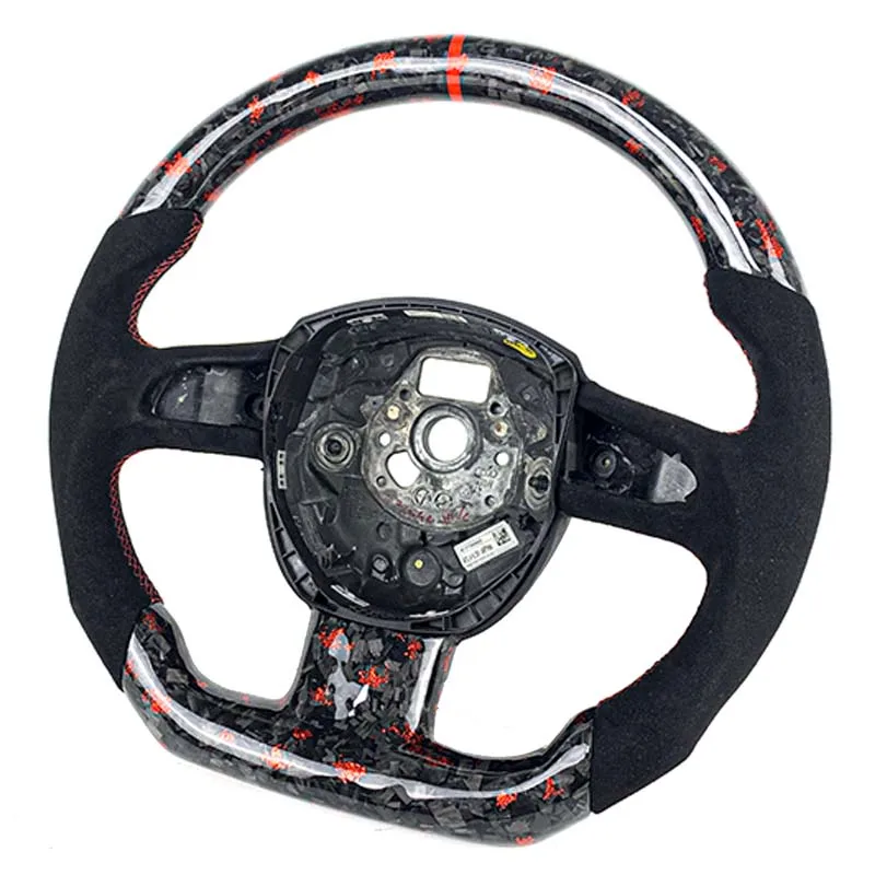 Customized sport forged carbon fiber steering wheel for Audi A3 A4 A5 A6 A7 S3 S4 S5 S6 S7 RS3 RS4 RS5