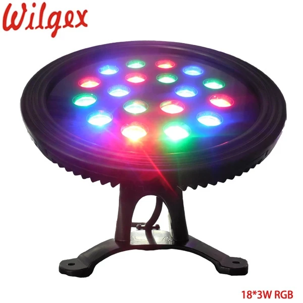 
IP68 waterproof DMX LED RGB led underwater swimming pool light 36W 