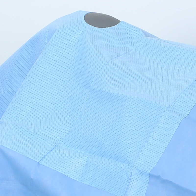 Medical Consumables Craniotomy Surgical Drape Sheet For Brain Surgery With CE ISO13485 Certification
