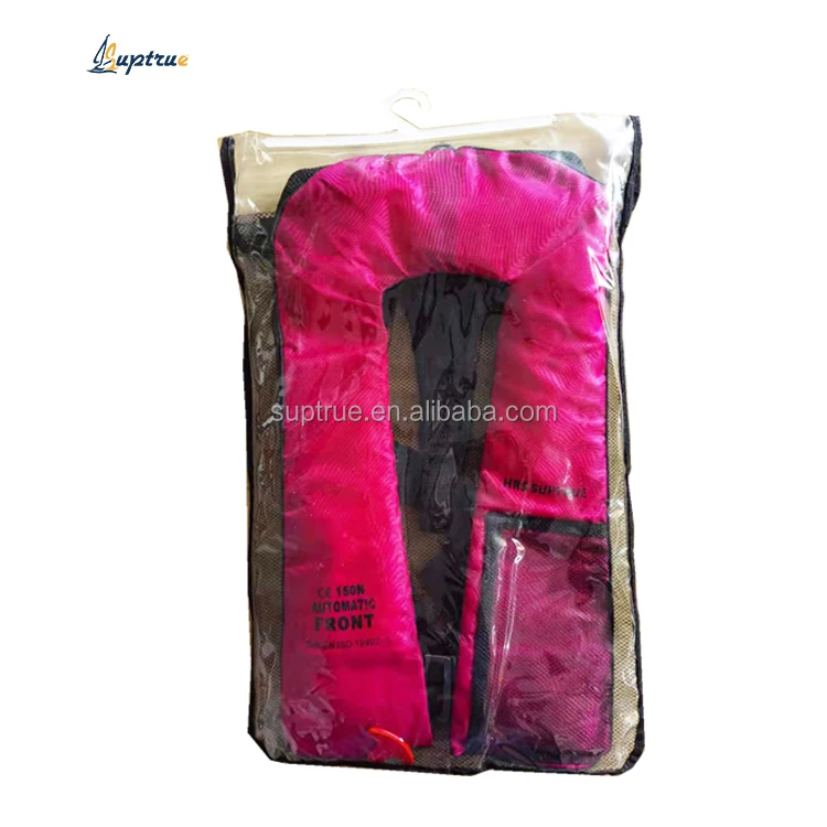 Adult child thin self inflatable life jacket