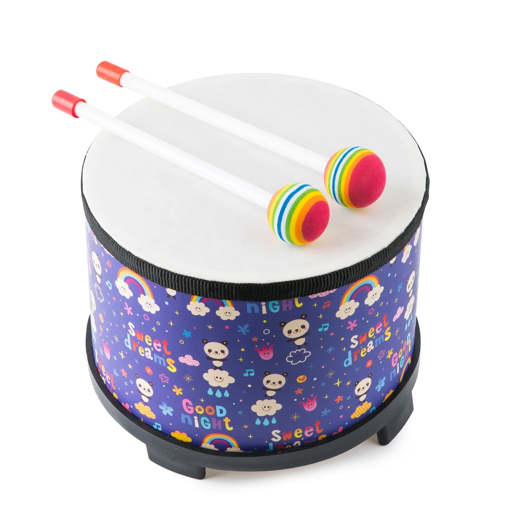 2021 Hot SaleWith drumsticks Wooden Sheepskin Bongo Tom Drum Floor Drum, wholesale can be customized Floor Drum
