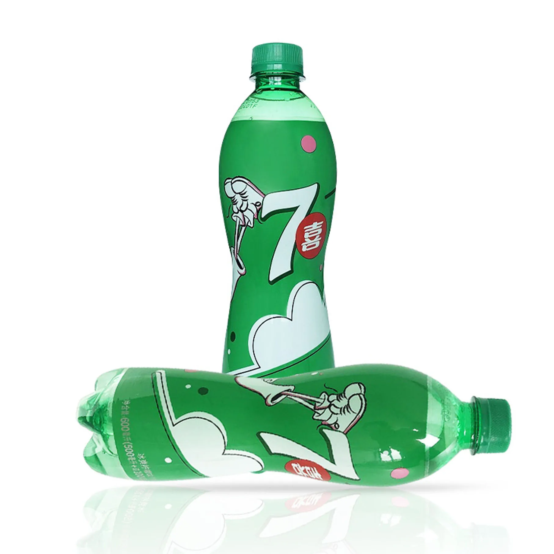 Охлаждающий фруктовый напиток соды 7UP с лимонным вкусом 600 мл * 24 бутылки