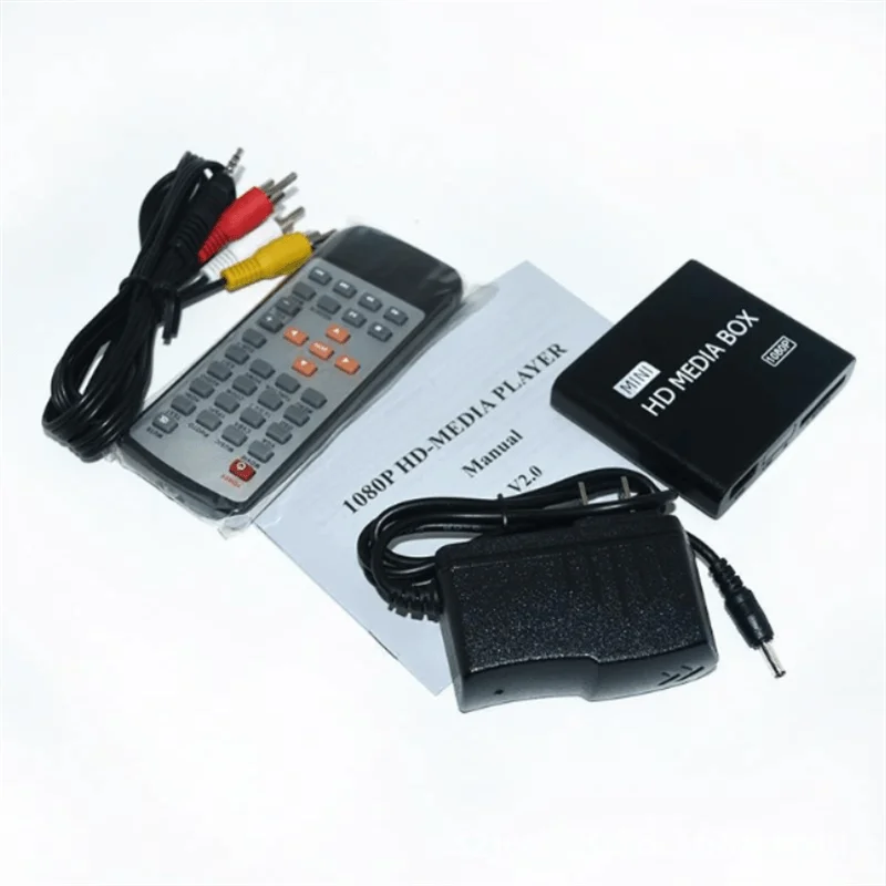 Portable 1080P digital signage media player for AD display, support loops, resume and auto play