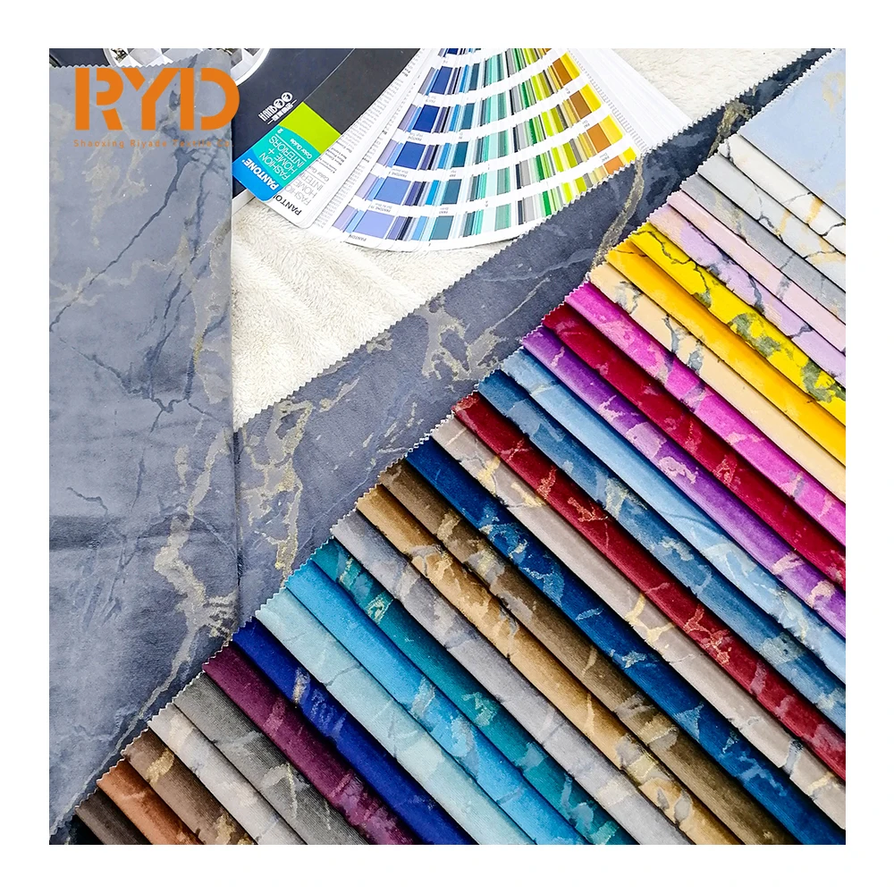 2022 Holland Velvet Printing 100% Polyester Home Textile Sofa and Curtain Fabric