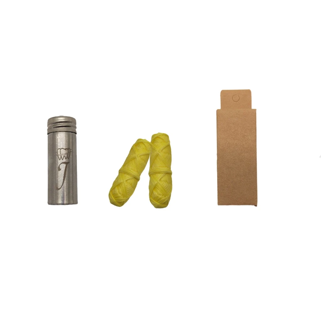 200 Meters Fabulous Customizable Silver Stainless Steel Bottle-Held Bamboo Charcoal Dental Floss with Two Backup Cores