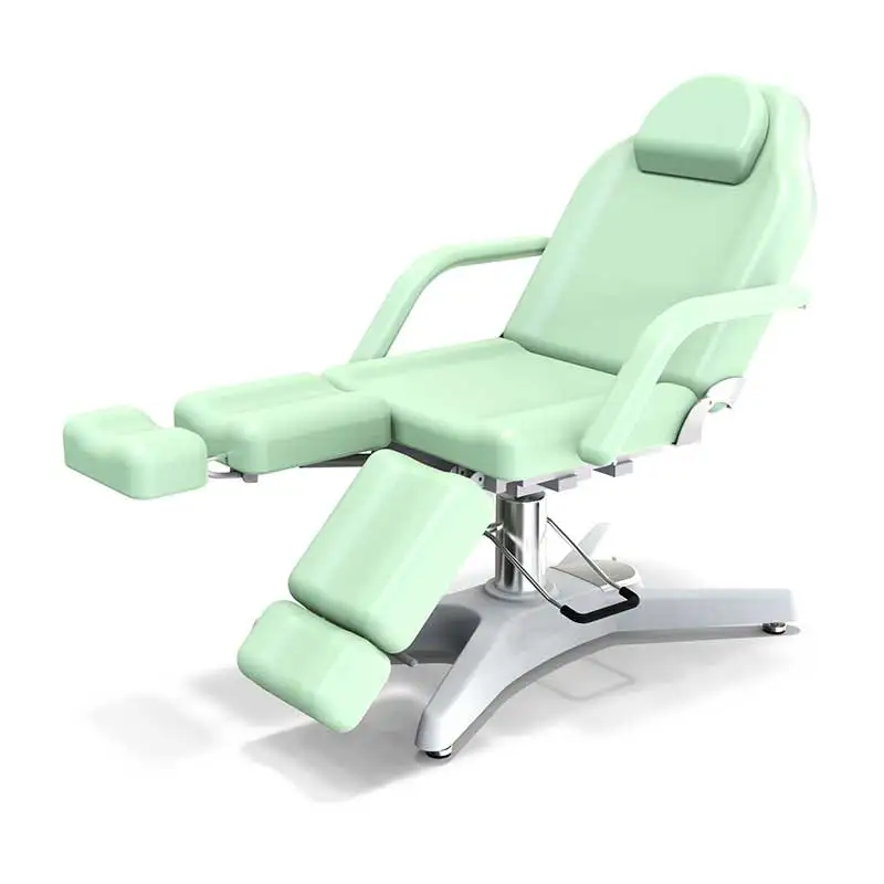 IFIS Factory Price Professional Hot Sale Luxury Hydraulic Pneumatic Height Adjustable Beauty Bed Cosmetic Bed Facial Table