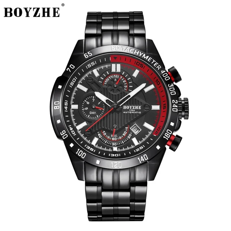 2023 OEM Business custom logo  luxury brand sport watch wrist men watch mechanical cheap automatic watches