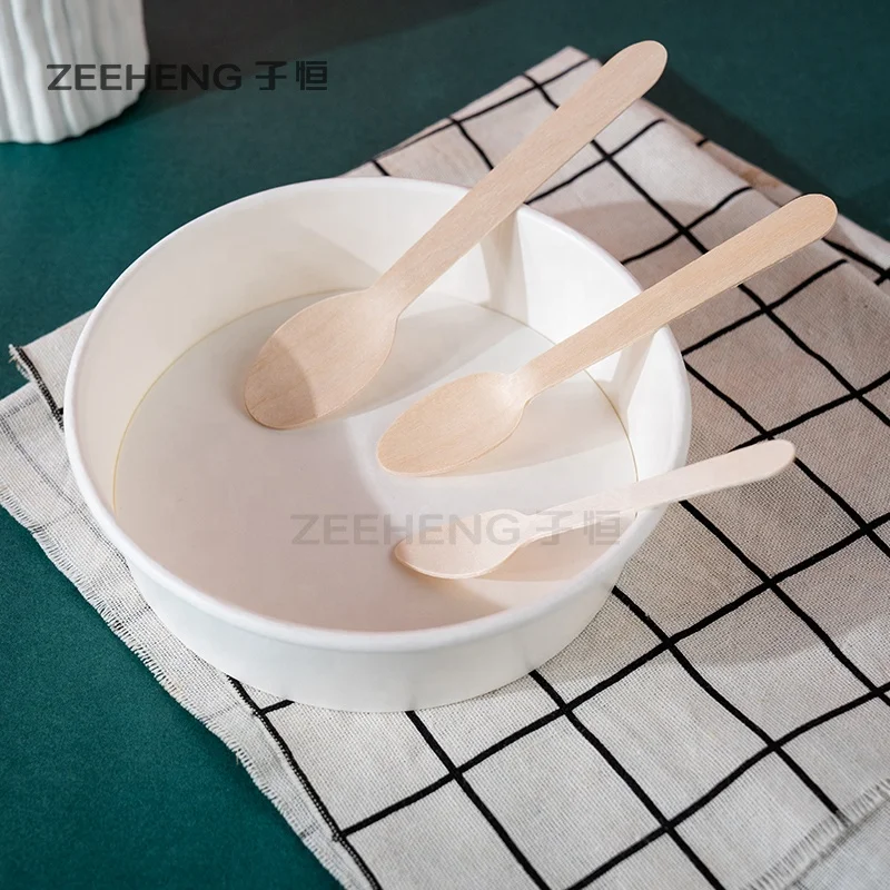 Eco Friendly Wooden Cutlery Disposable Wood Fork For Food Serving