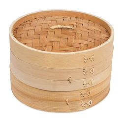 High Quality Natural Eco Basket Durable Reusable Environmental Protection Bamboo Steamer