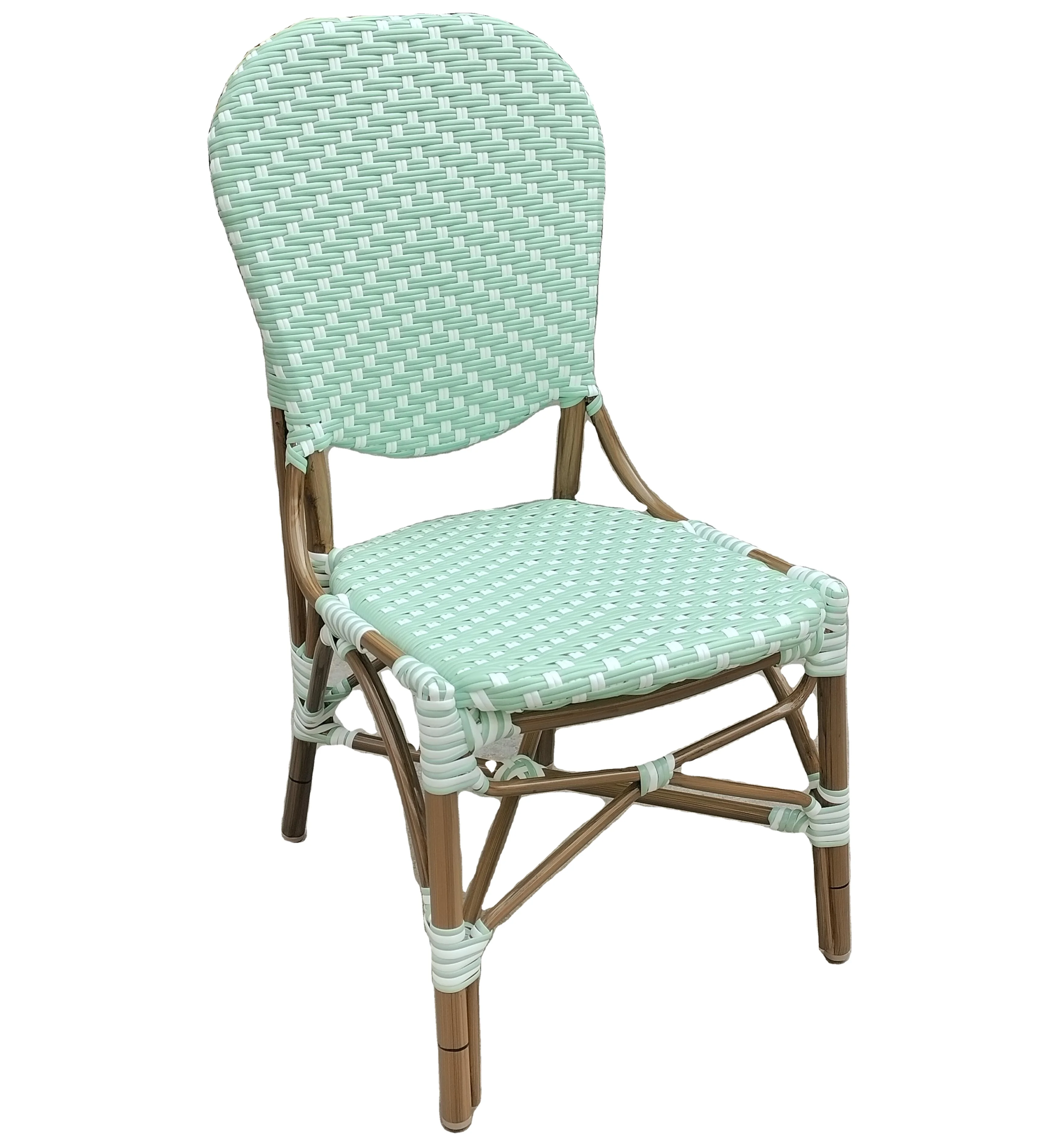 Modern Furniture Garden Chair French Cafe Bistro Rattan Wicker Chair