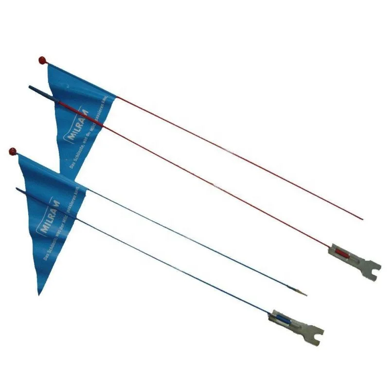 High Visibility Vinyl PVC Polyester Bicycle Safety Flag with Bike Axle Mount