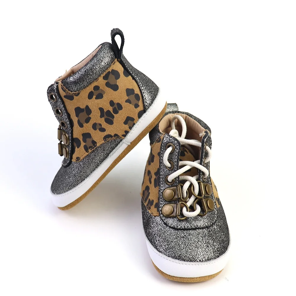 Wholesale Customize Girls Boys Fashion Boots Toddler Suede Leather Sute