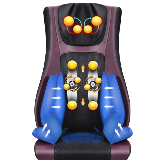 Shiatsu Air Compression Massage Seat with Vibration