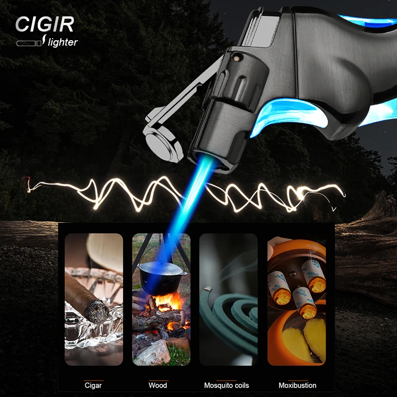 HL208 Wholesale Butane Refillable Gas Lighter for Kitchen Multiple UseJet Torch Lighter Gas Lighters