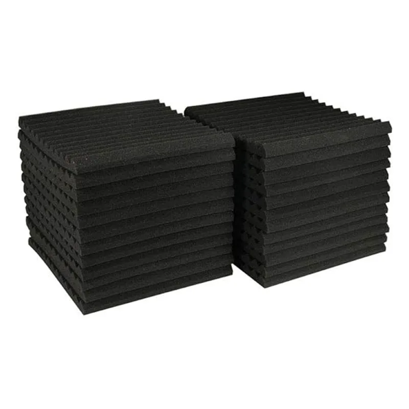 Acoustic Foam Wedge for Studio Soundproofing Panels Fire Resistant Sound Proof Padding Acoustic Treatment Foam