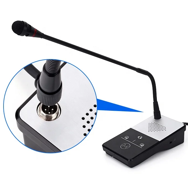 Anti-interference Noise-Free Dual-Way Audio Record bank counter window intercom system hospital ticket window