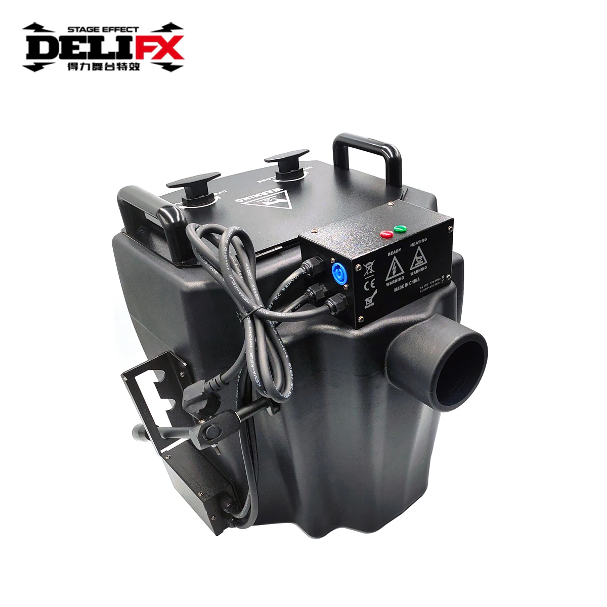 Spooky Halloween Production 6000W Real Wattage Dry Ice Machine Comes with Moving Cart with Wheel Fixing Chiller Low Fog Machines