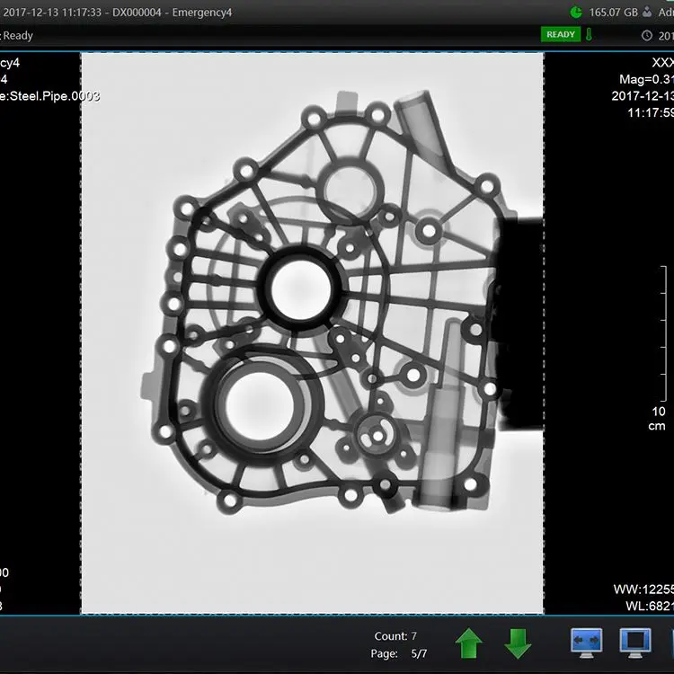 10*12 дюймов беспроволочный промышленный детектор с плоской панелью рентгеновский детектор с плоской панелью беспроводной детектор