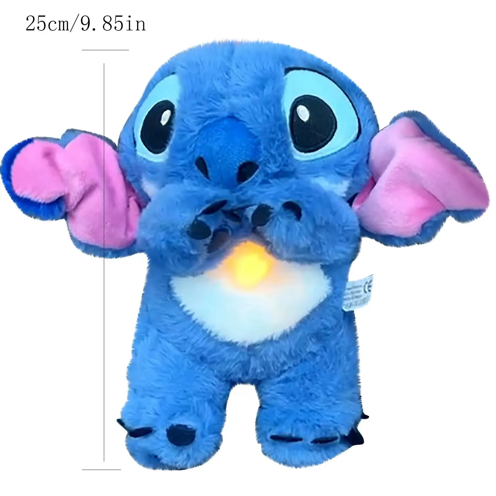 Yubon Hot Amine Stitches Plushies Toy Sleeping Plush Stuffed Bear Animal Breathing Plush Dolls Musical Stitches for Baby Kids