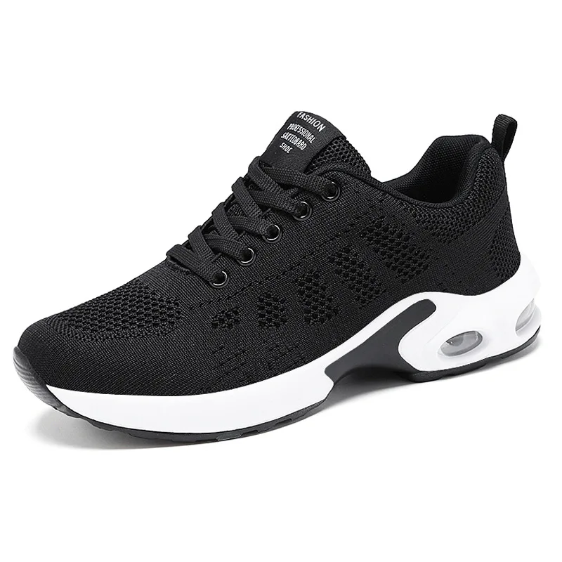 Shoes Female Foreign Trade New C Shoes Lace-Up Air ushion Sports Shoes Female