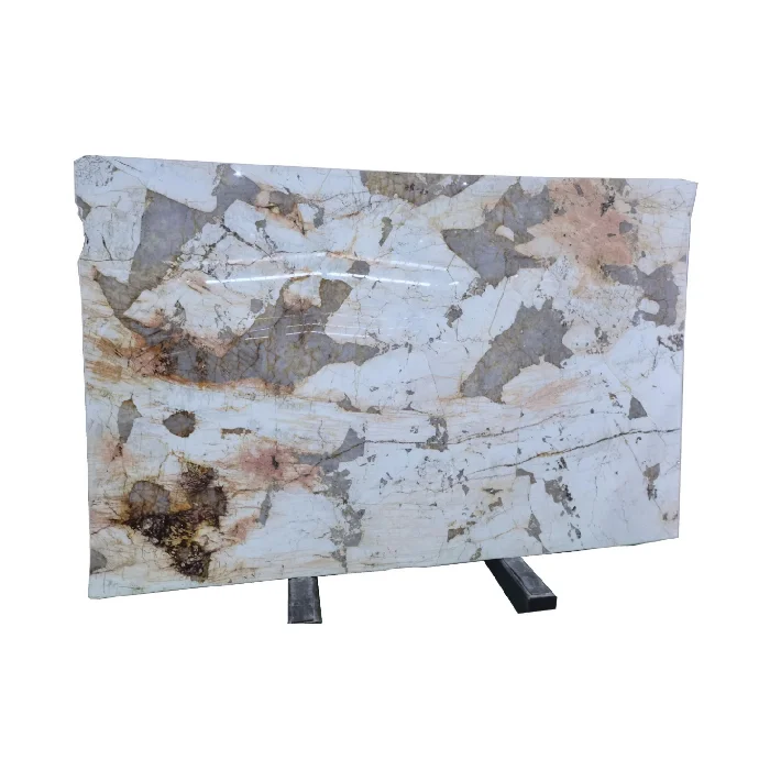 Уникальный роскошный камень белая мраморная плита Патагония мрамор для украшения