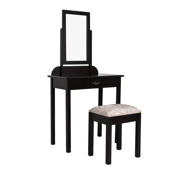 durable wooden dressing table black used bedroom dresser furniture for sale