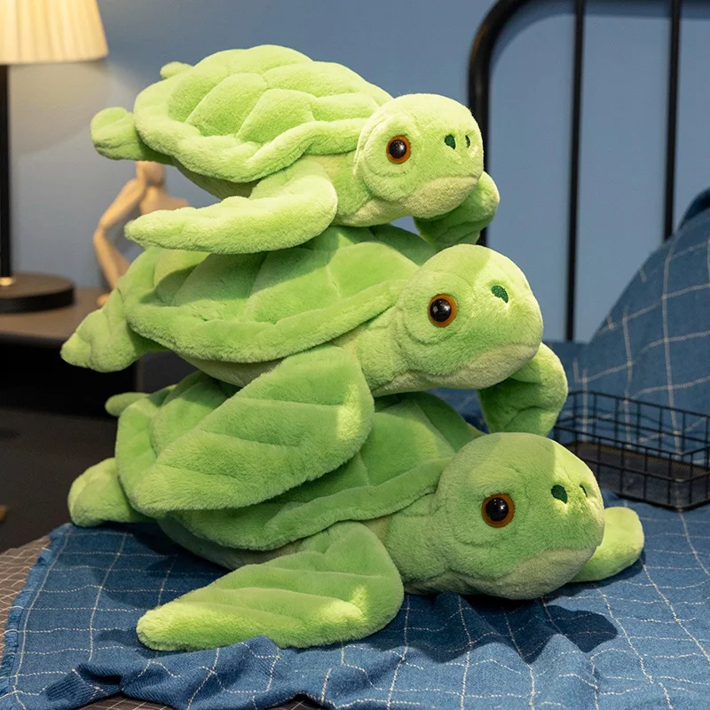 Manufacturer Factory ODM OEM Turtle Plush Toy  Soft Cushion Customized Mascot Stuffed Ocean Animal Plushies Pillow