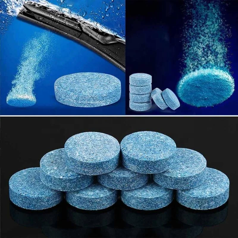 super concentration car window windscreen windshield wiper glass clean wash effervescent tablet pill
