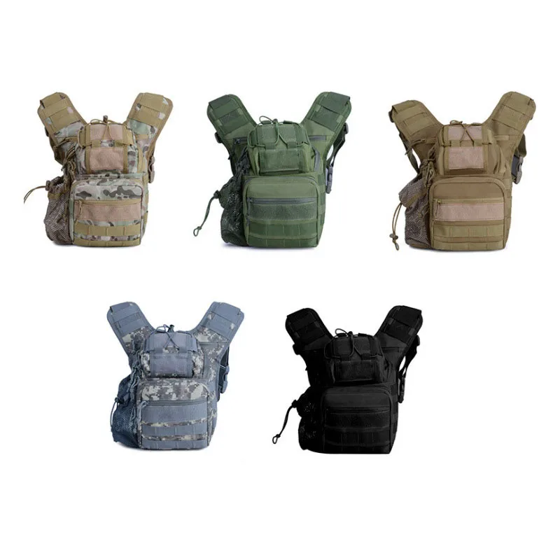 Tactical Waterproof Camera Shoulder Sling Bag Hiking Messenger Sport Chest Bag