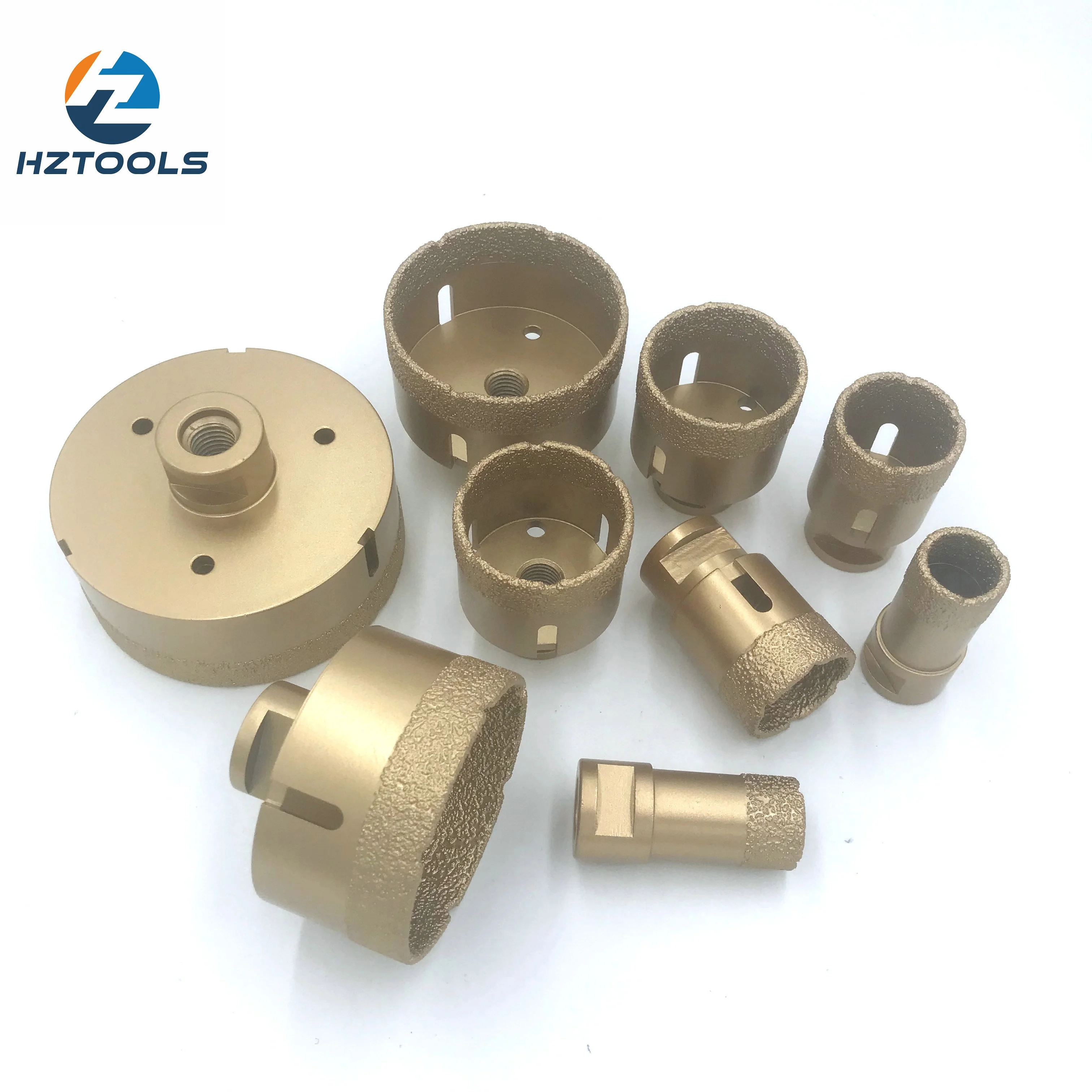 Diamond drills ceramic porcelain tile vacuum brazed diamond drilling bits tiler tiling tools