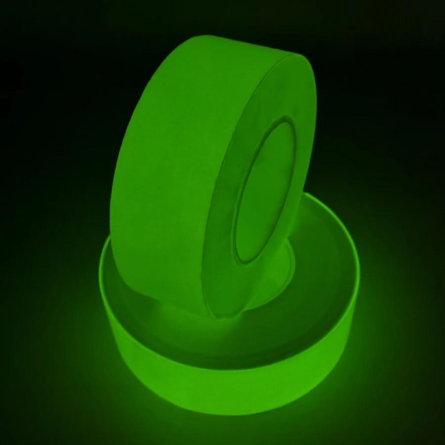 Cotton FR Photoluminescent Fabric Tape Luminescent glow in the dark Flame Fire Retardant