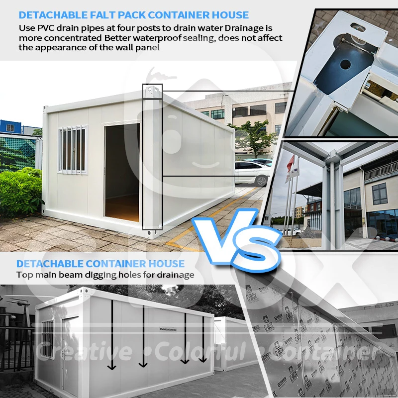 Cbox Customizable Modular Building Prefabricated Office Design Detachable Flat Pack Container House
