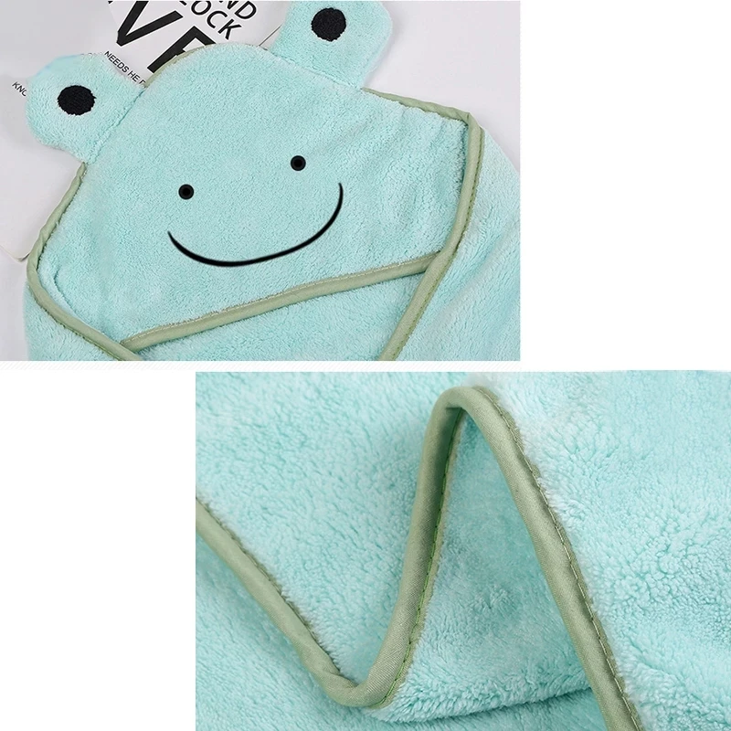 Hot Selling Bathroom 100% Cotton Soft Towels Toddler Baby Bath Hooded Towel