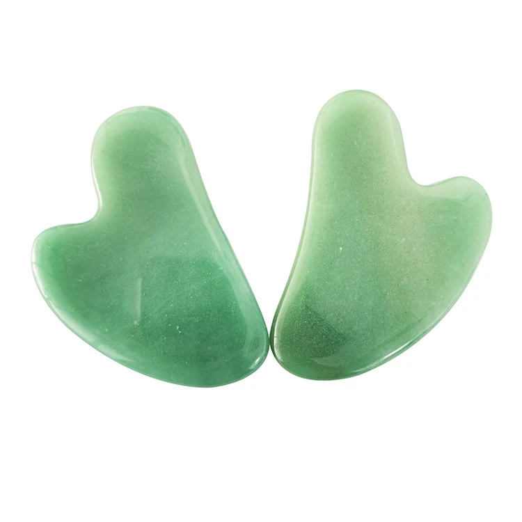 Natural Dong Ling Jade Stone Massage Tool Gua Sha Facial Tools Natural Jade Stone Guasha Board