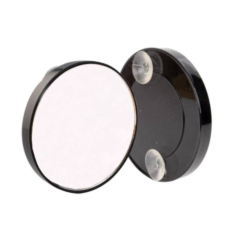 Portable 3 Color Lights Compact Led Mirror Vanity Makeup Mirror with 10x Magnifying Mirror Custom Rechargeable Travel Silver