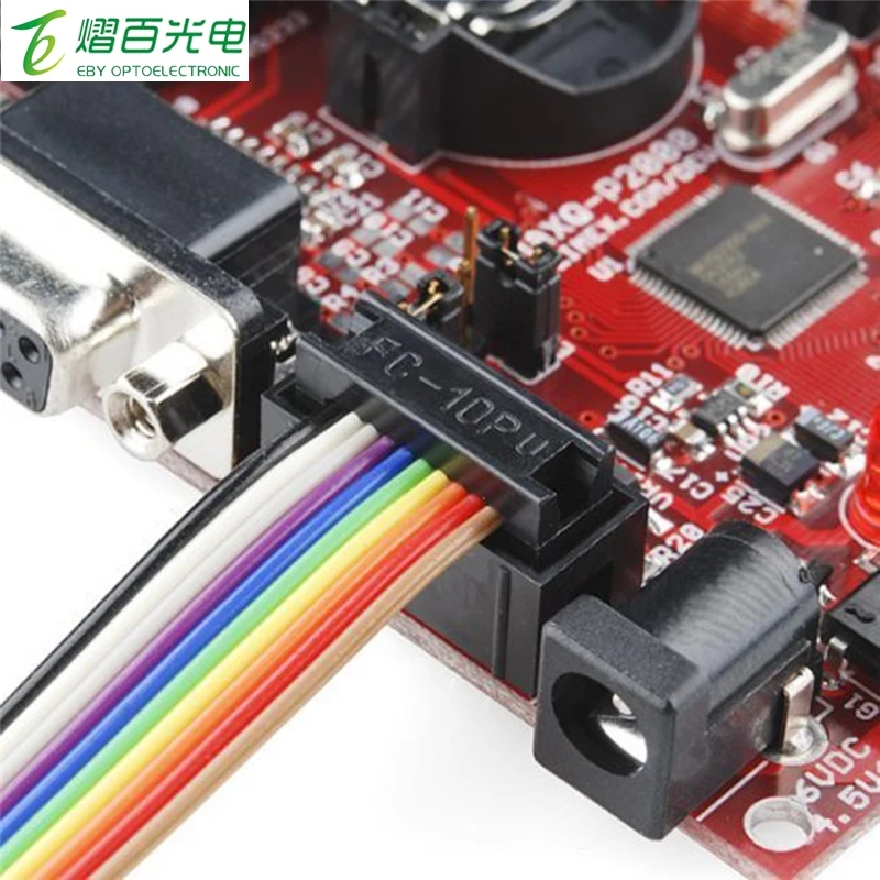 1.27mm 40pin Rainbow Flat Ribbon Stranded Dupont Cable 1M 2M 3M 5M 10M for Dupont Line Connector Pitch Connect Wires