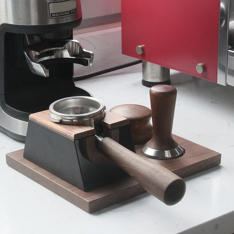 coffee wooden tamper stand stand coffee measure tamper spoon measure tamper black express stand coffee spoon