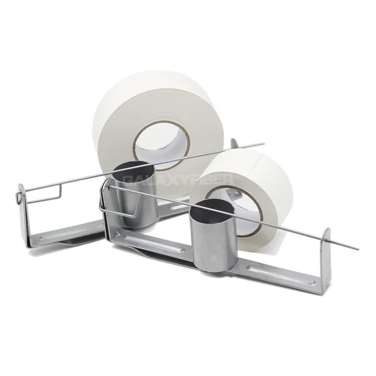 * Drywall Taping Tools Paper Tape Roll Rack Silver Carrier Steel Drywall Tape Holder