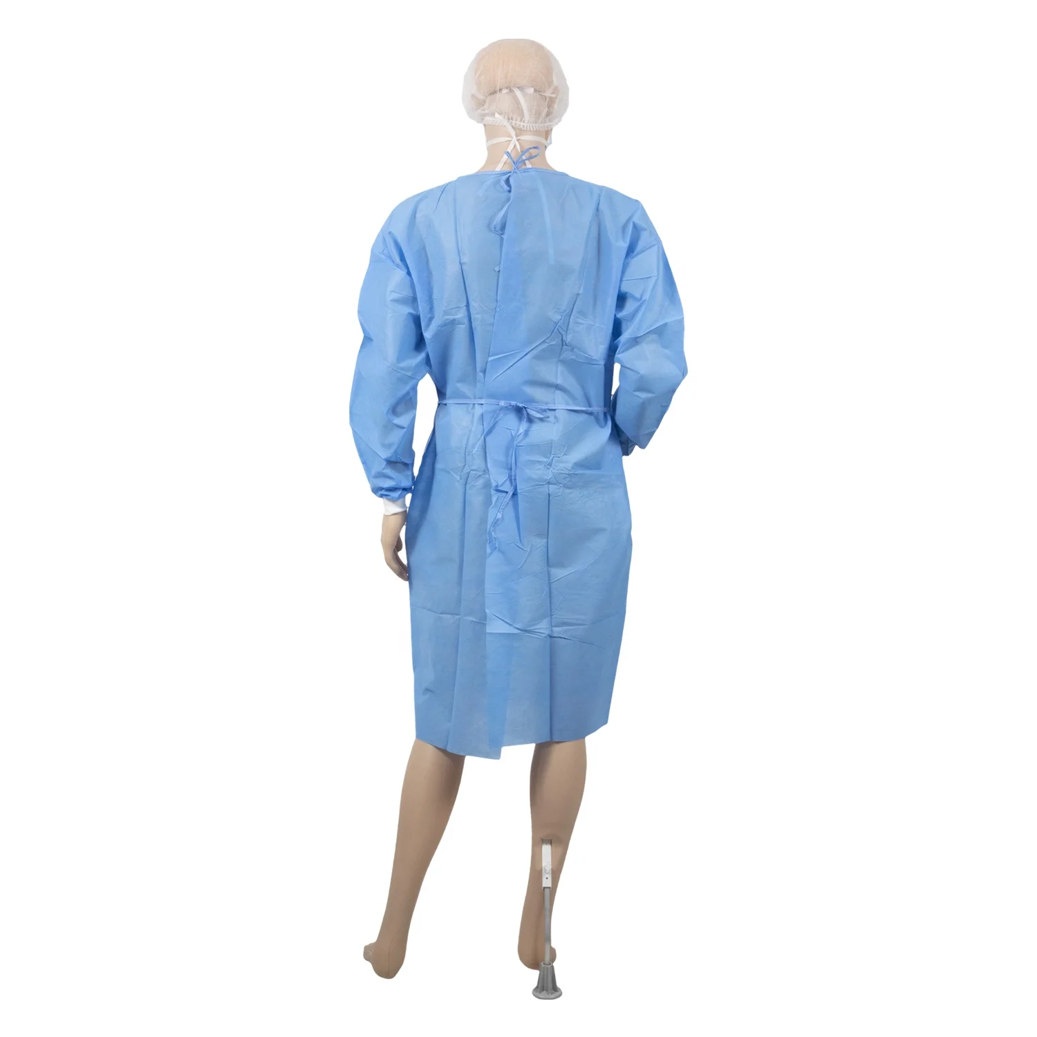 Medical equipement suppliers non woven fabric clinic uniform SMS hospital disposable clothing medical isolation gown