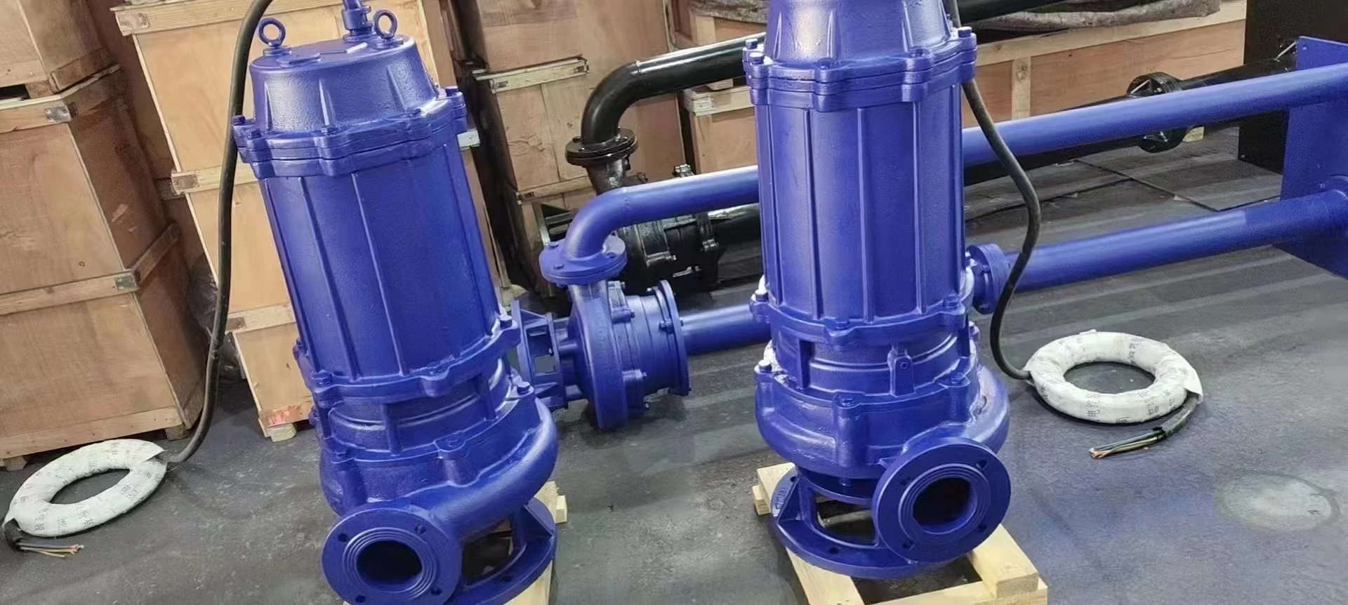 WQ Centrifugal Submersible Sewage Water Pump for Waste Dredge Drainage with Auto Coupling